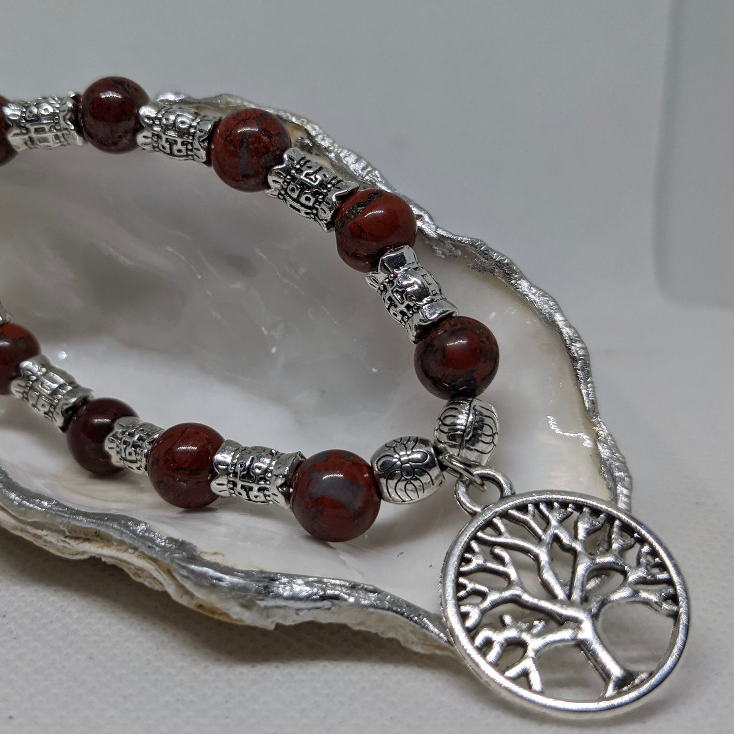 Poppy Jasper Gemstone Bracelet