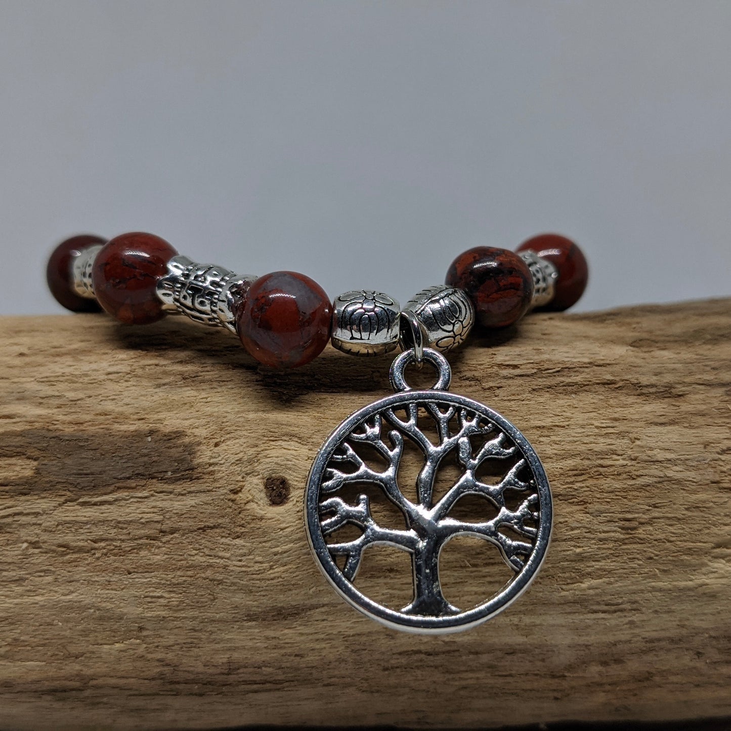 Poppy Jasper Gemstone Bracelet
