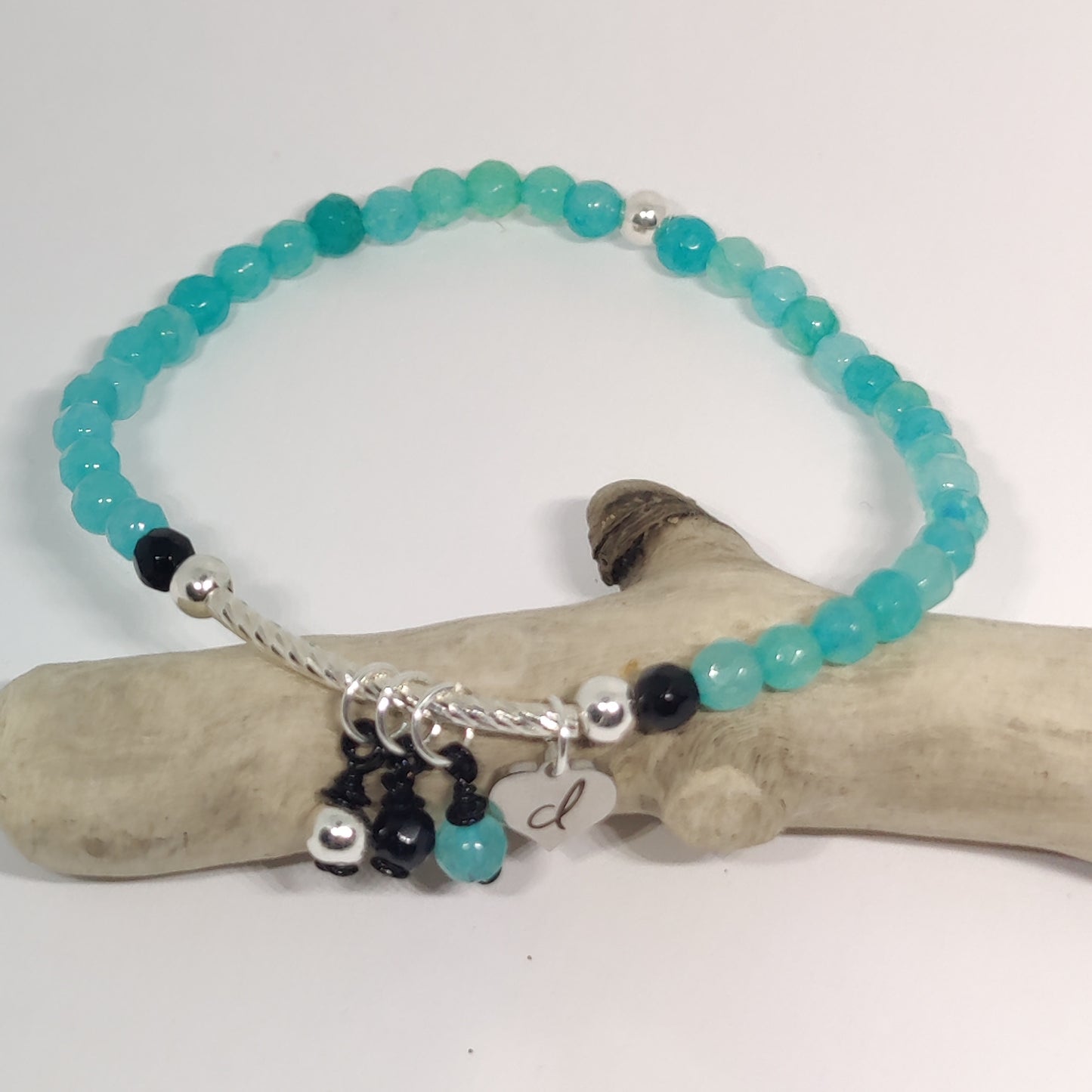 Faceted Gemstone Bracelet Set