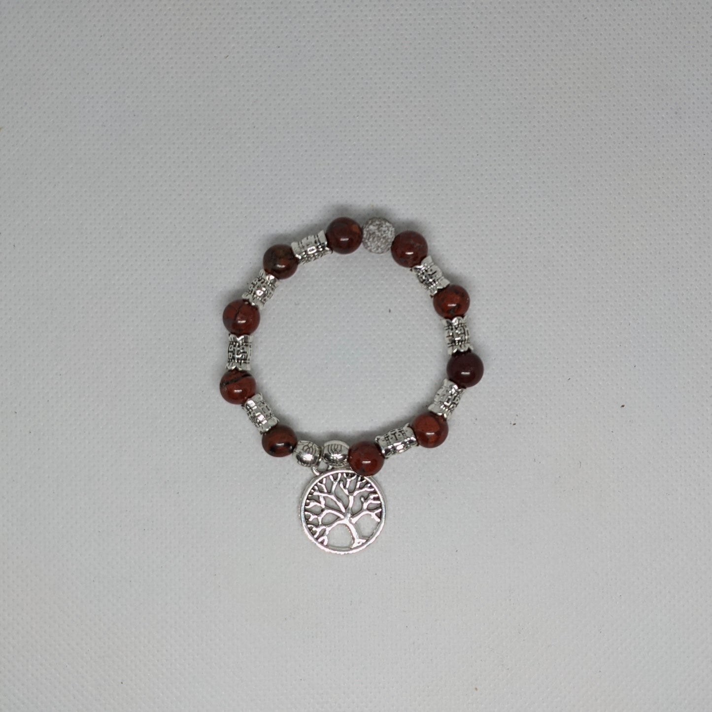 Poppy Jasper Gemstone Bracelet