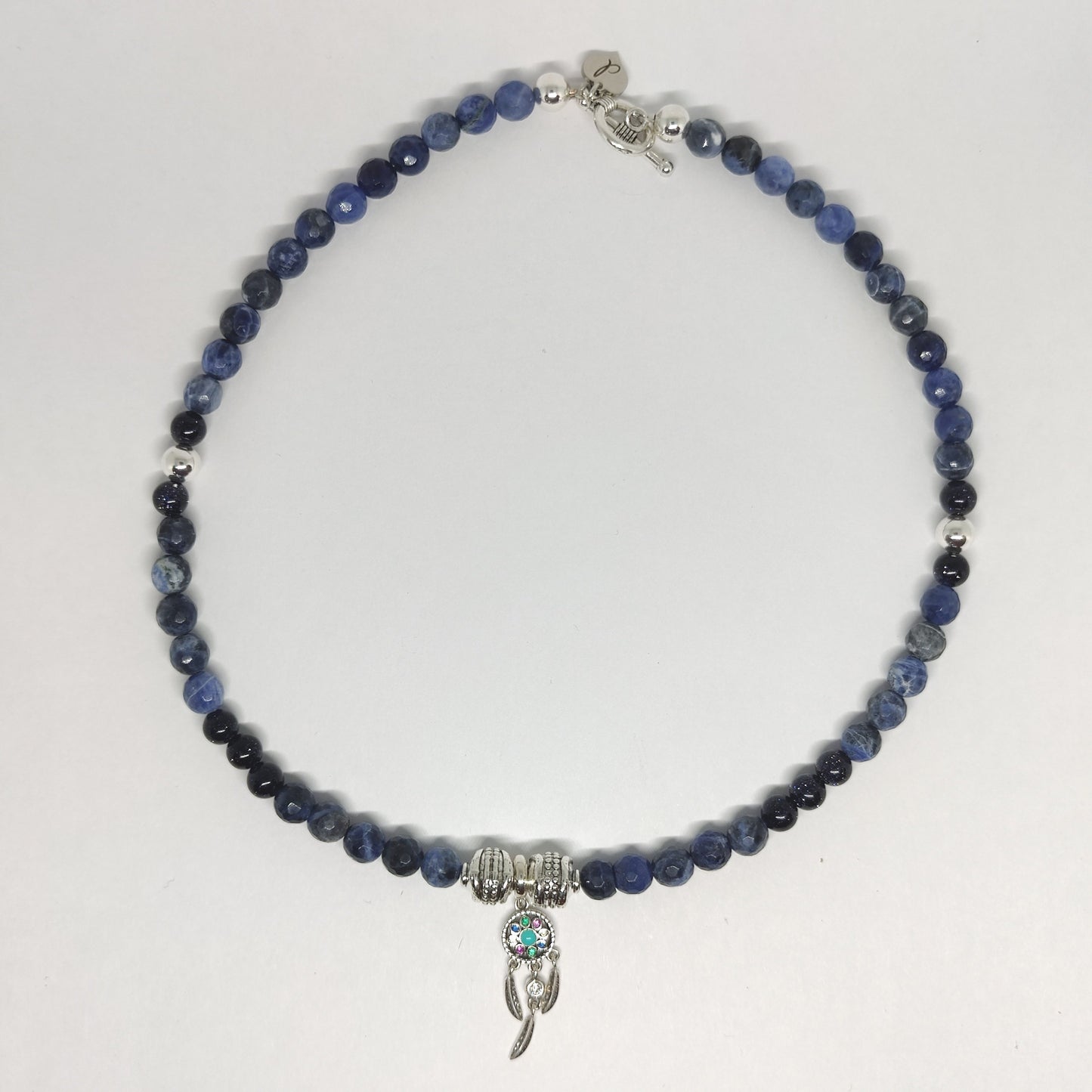 Dream Catcher Gemstone Necklace