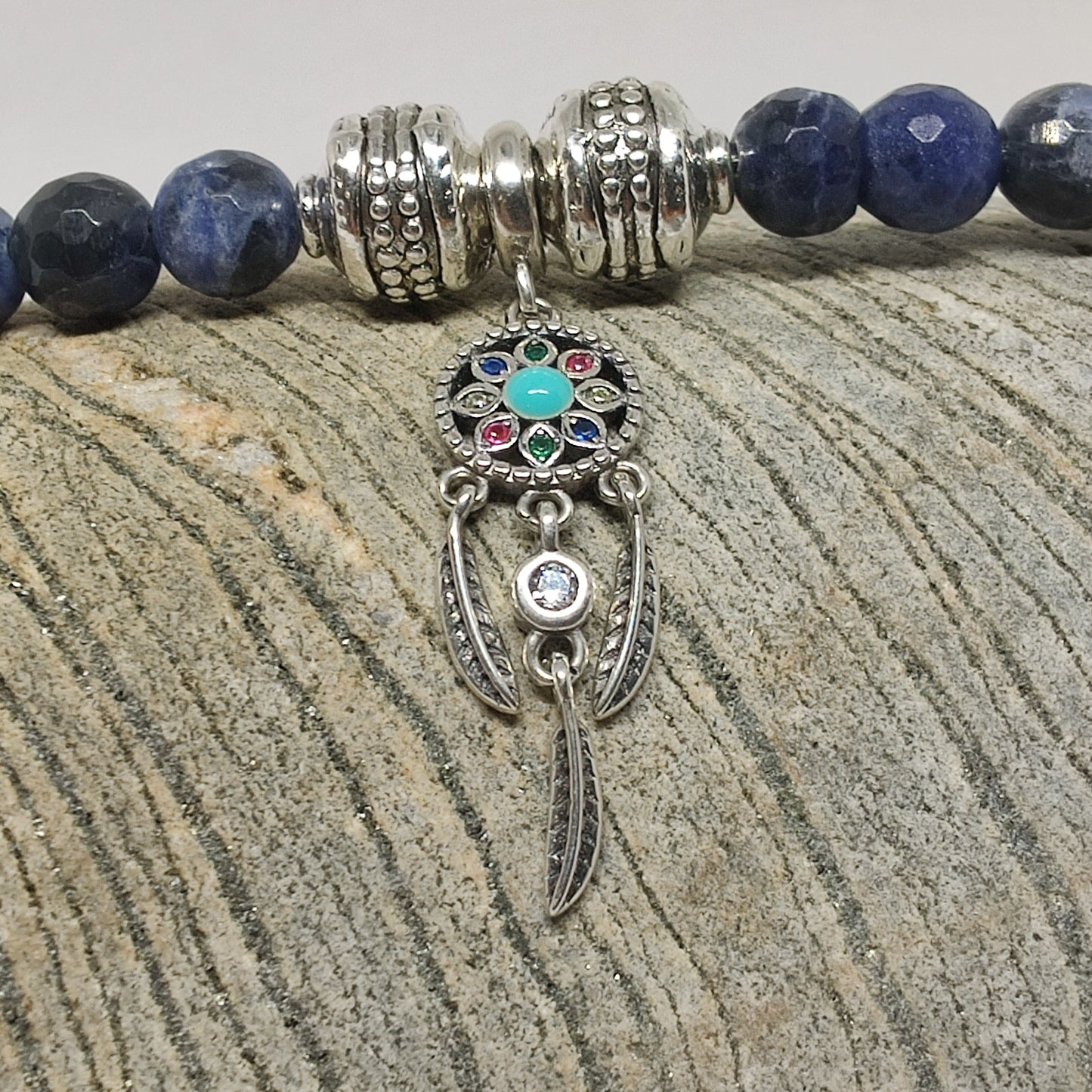Dream Catcher Gemstone Necklace