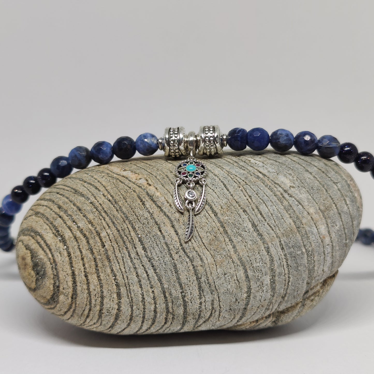 Dream Catcher Gemstone Necklace