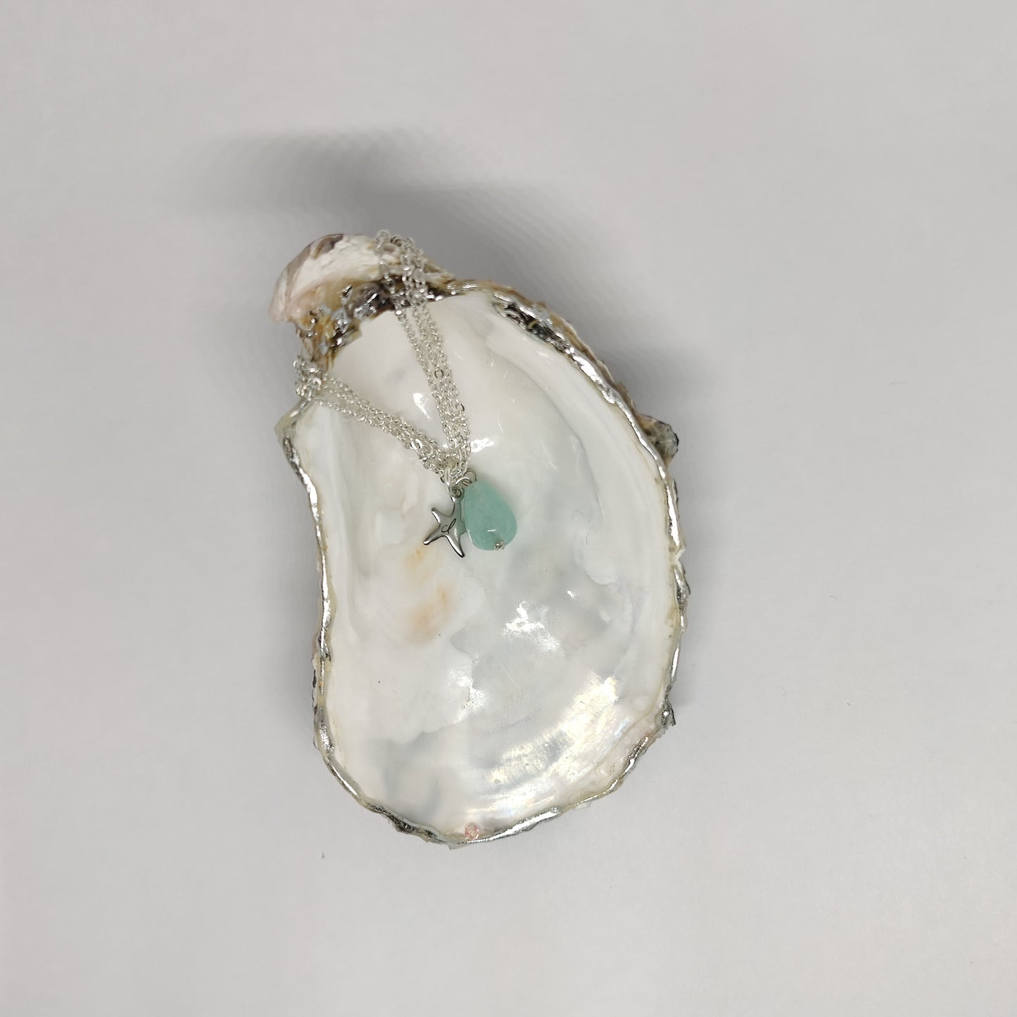 Water Drop Sterling Silver Amazonite Bracelet