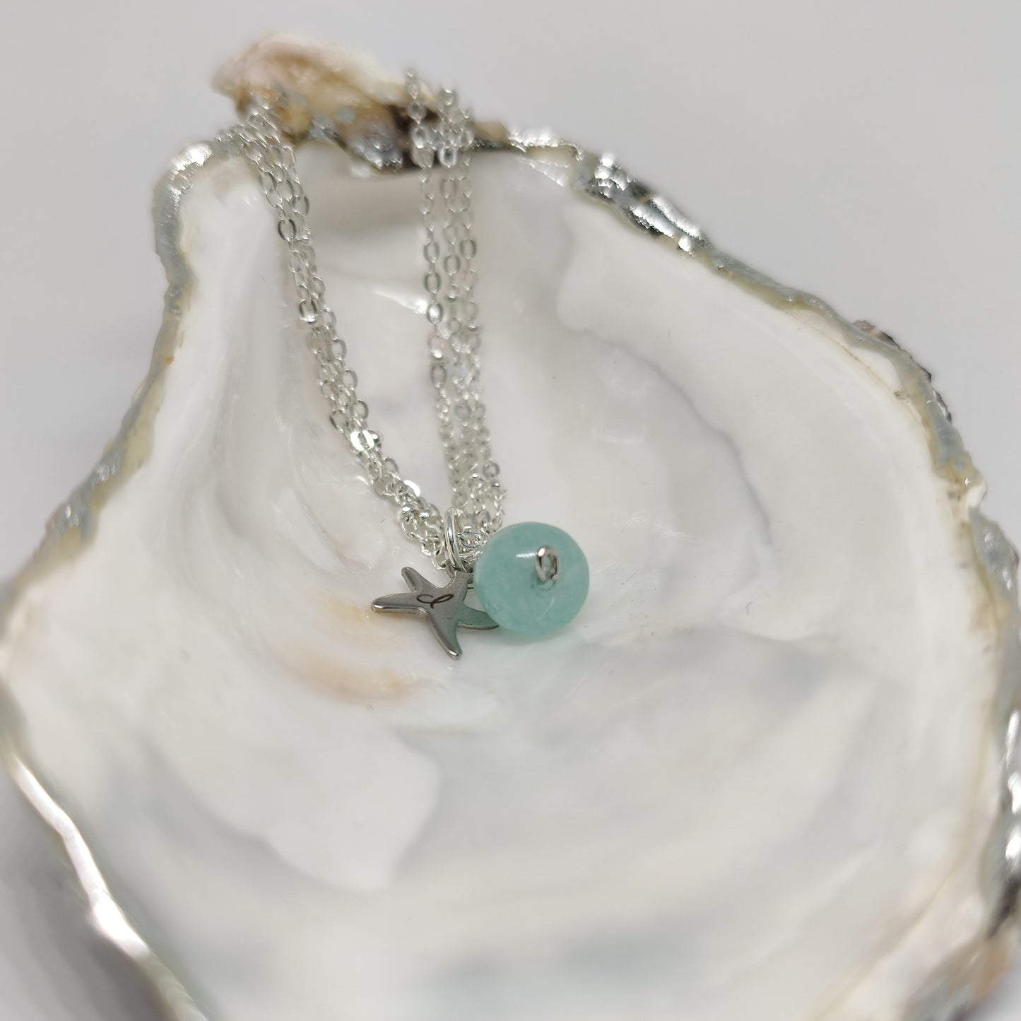 Water Drop Sterling Silver Amazonite Bracelet
