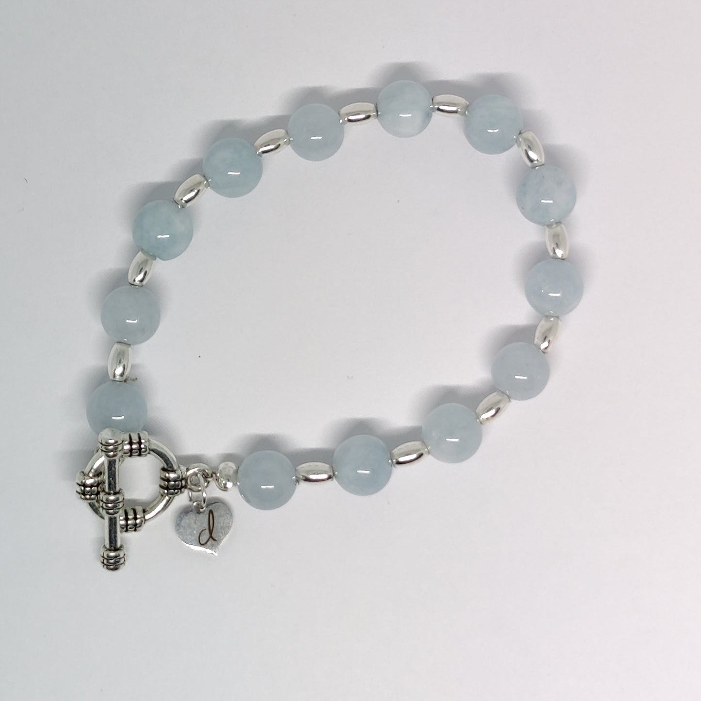 Sterling Silver Aquamarine Bracelet