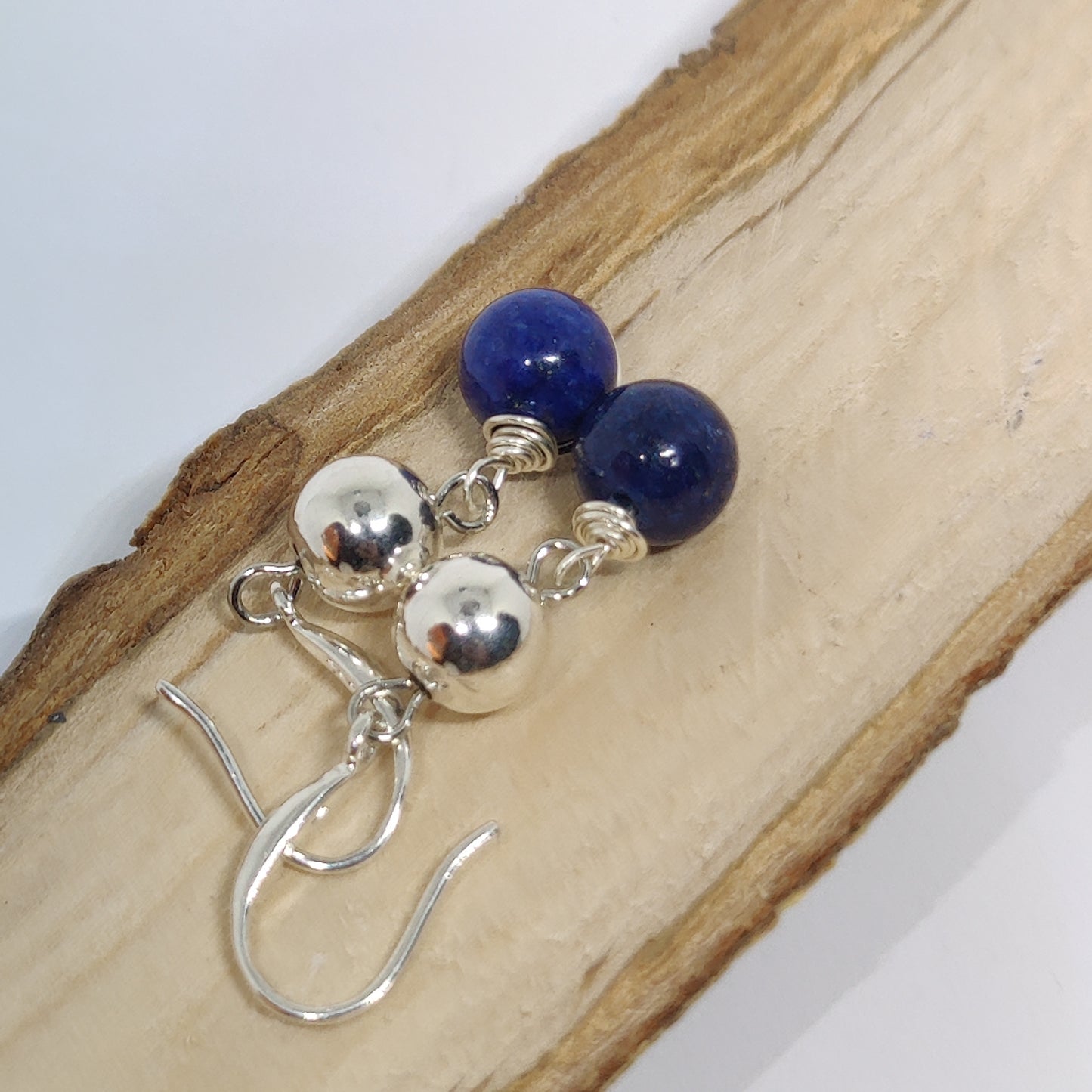 Sterling Silver Lapis Lazuli Earrings