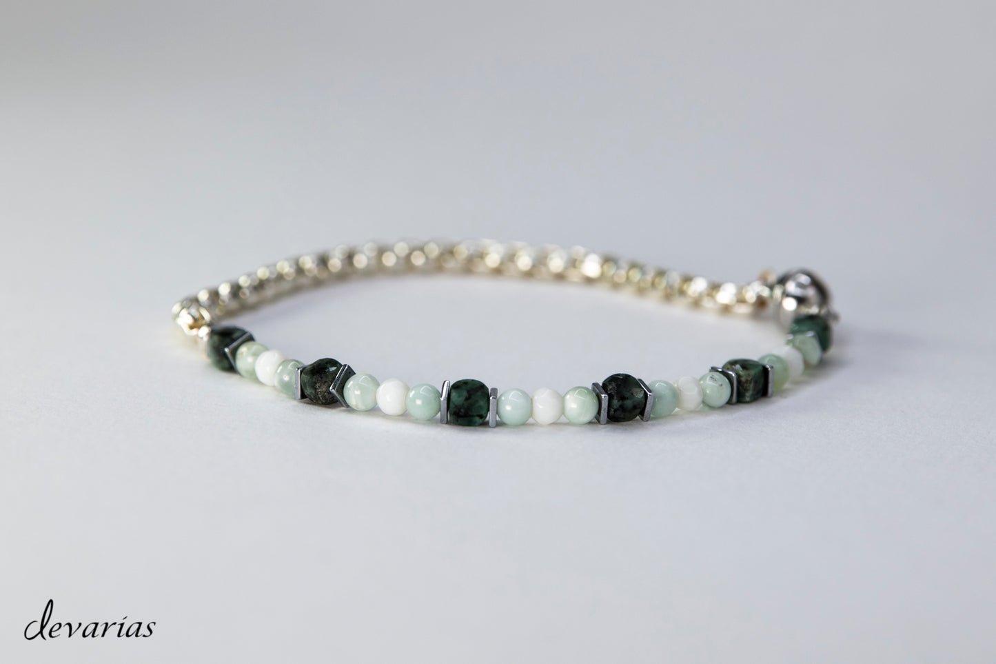 Raw Elegant Emerald Bracelet
