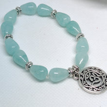 Load image into Gallery viewer, Amzonite Tear Drop Bracelet
