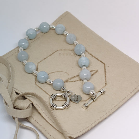 Sterling Silver Aquamarine Bracelet