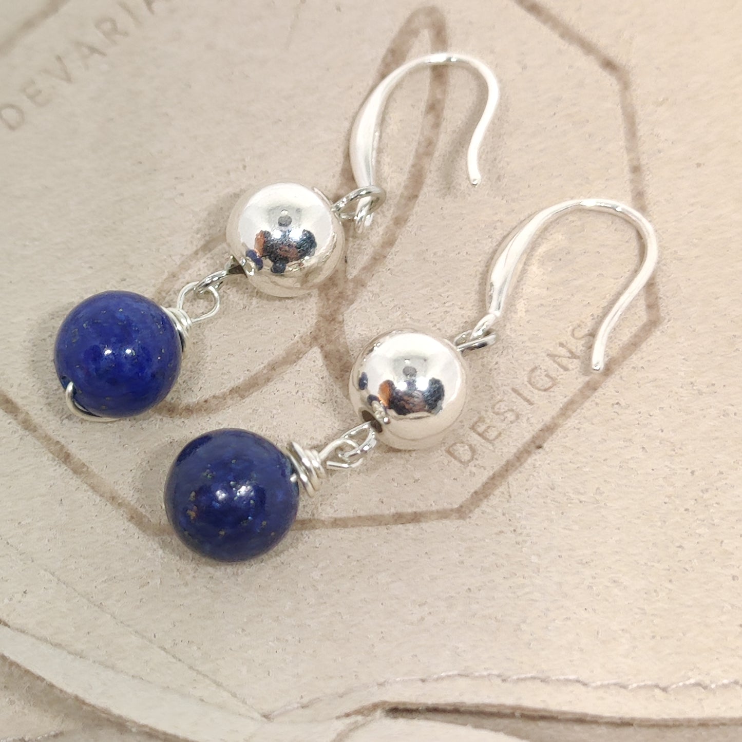 Sterling Silver Lapis Lazuli Earrings