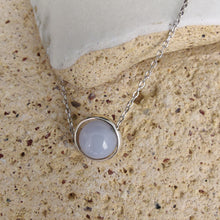 Load image into Gallery viewer, Sterling Silver Chalcedony Necklace
